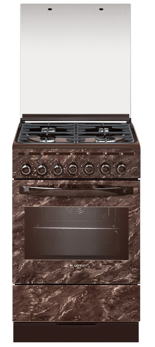Технопапа · Комбинированная плита Gefest 5302-03 0054 50 см, 55 л, 4 конфорки, коричневый
