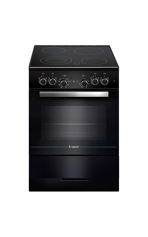 Технопапа · Электроплита Gefest ЭПНД 6560-03 0057 60 см, 52 л, 4 конфорки, черный