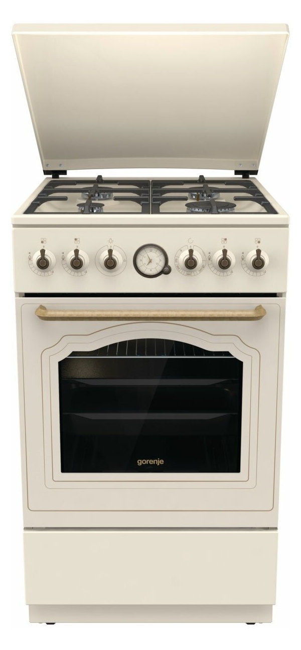 Технопапа · Газовая плита Gorenje GGI5BCLI 50 см, 67 л, 4 конфорки, бежевый