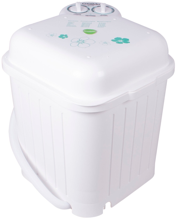 Технопапа · Стиральная машина-полуавтомат Славда WS-35 E, белый, 3,5кг, активаторная