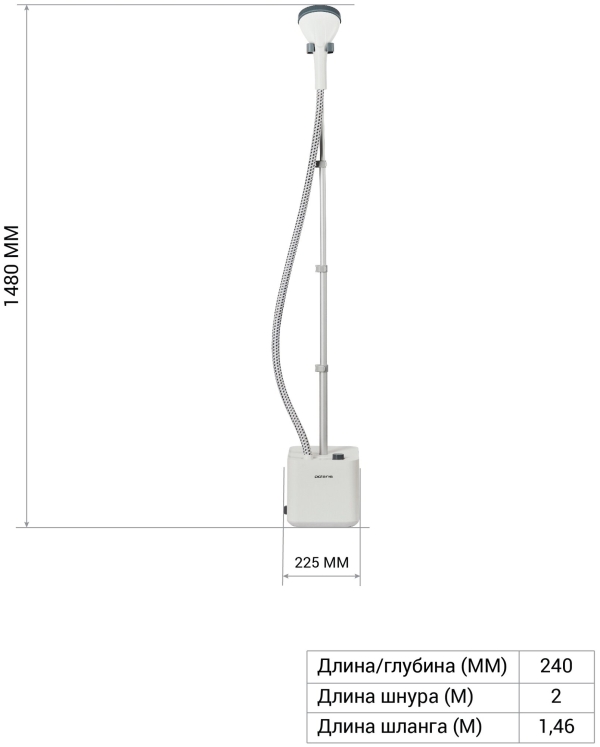 Технопапа · Отпариватель Polaris PGS 1820VA Global, белый