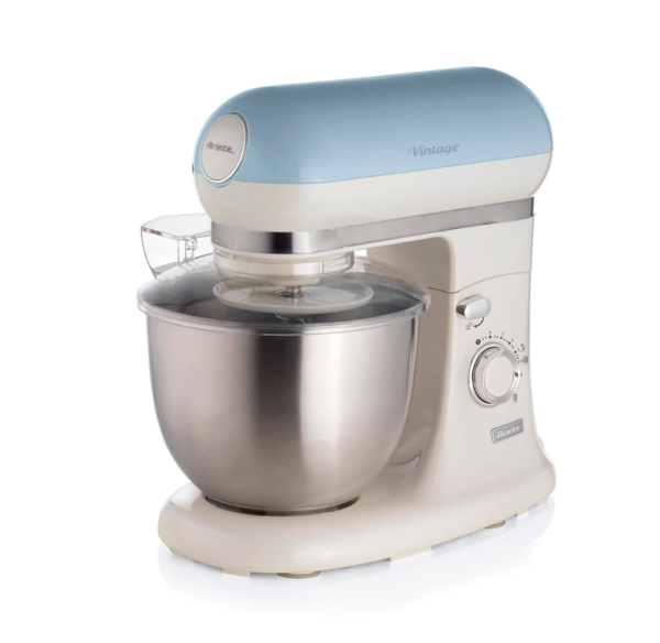 Технопапа · Планетарный миксер ARIETE Vintage 1588, 7 скоростей, 5.5 л, голубой (00C158805AR0)