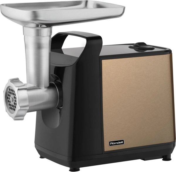 Технопапа · Мясорубка Rondell-МБТ RDE-1457, 2200 Вт, реверс, коричневый/черный