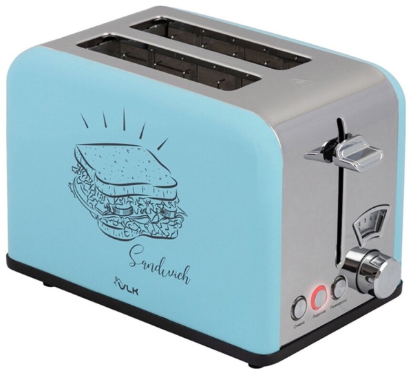 Технопапа · Тостер VLK Palermo-100 (90280), голубой