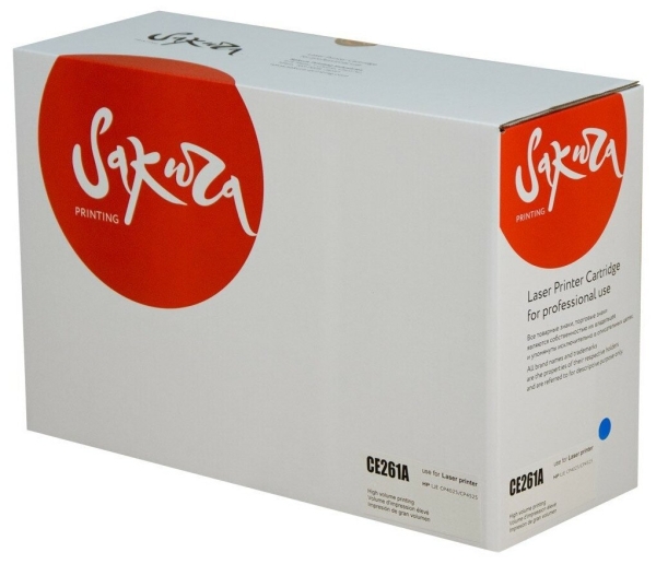 Технопапа · Картридж CE261A (648A) для HP, лазерный, голубой, 11000 страниц, Sakura