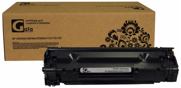 Технопапа · Картридж GalaPrint CB435A/CB436A/CE285A/712/713/725 лазерный, совместимый