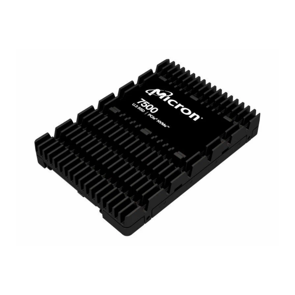 Технопапа · Внутренний SSD накопитель Micron 7500 MAX 6.4TB NVMe U.3 (MTFDKCC6T4TGQ-1BK1JABYY) черный, PCIe NVMe