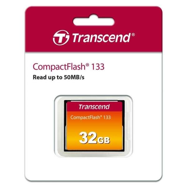 Технопапа · Карта памяти Compact Flash Transcend CF133, 32 Гб (TS32GCF133)