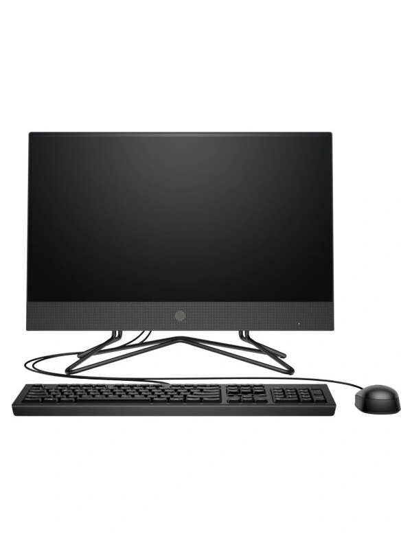 Технопапа · Моноблок HP 200 G4, 21.5", IPS, Intel Core i5 1235U, DDR4 16ГБ, SSD 512, Intel Iris Xe, FreeDOS, черный (6d418ea/16gb)
