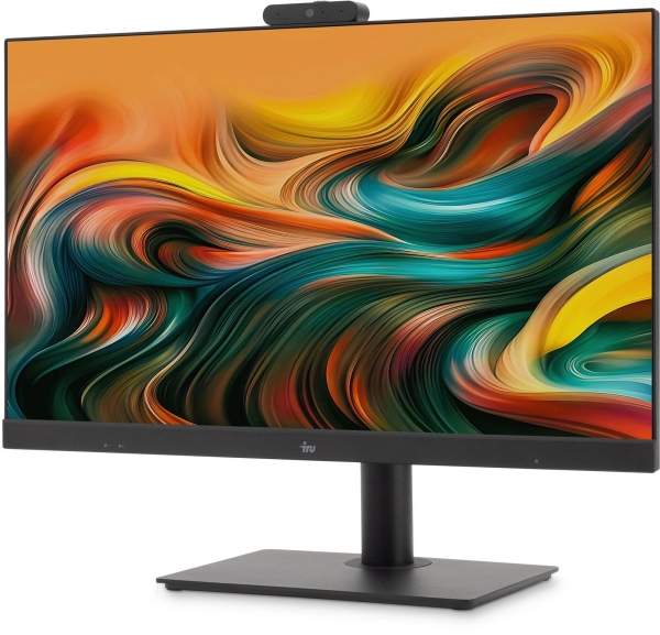 Технопапа · Моноблок IRU Tactio 23IH6P 23.8" Full HD i3 12100 (3.3) 16Gb SSD256Gb UHDG 730 FreeDOS WiFi BT Spk 120W Cam черный 1