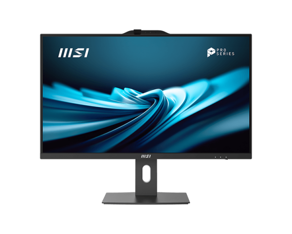 Технопапа · MSI 9S6-AF8321-813 Моноблок Pro AP272P 14M AiO 27" FHD(1920x1080)IPS AG Non-touch, Core i5-14400 (2.5GHz), 8Gb DDR5(1x8Gb), 512GB SSD M.2, Intel UHD, WiFi, BT, camera, WirelessKB&mouse Eng/Rus, No OS,1y war-ty, Black