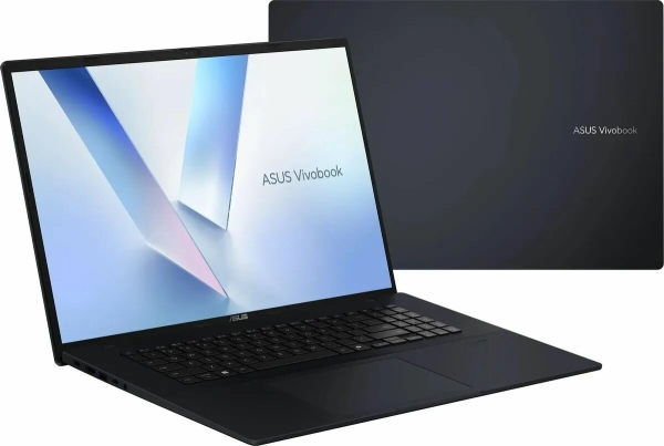 Технопапа · Ноутбук ASUS VivoBook 17 M1807HA-S8025 18.4" (1920x1200) IPS, AMD Ryzen 7 260, 16Гб DDR5, 1Тб SSD, AMD Radeon, Без ОС, синий (90NB15P1-M002S0)