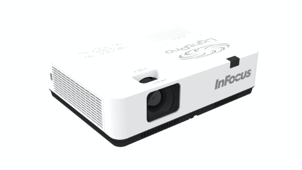 Технопапа · Проектор InFocus [IN1036] 3LCD, 5000 lm, WXGA, 1.37~1.65:1, 50000:1, 16W, 2хHDMI 1.4b, VGA in, CompositeIN, 3,5 audio IN, RCAx2 IN, USB-A, VGA out, 3,5 audio OUT, RS232, Mini USB B serv, RJ45, PJLink,3,3 кг
