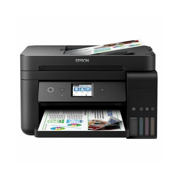 Технопапа · МФУ струйный Epson L6290 цветная печать, A4, цвет черный [c11cj60505/408/507]