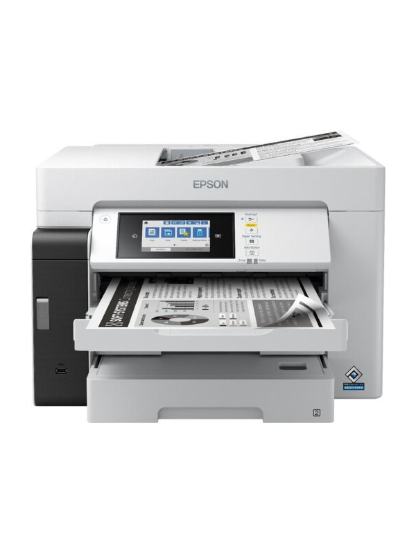 Технопапа · МФУ струйный Epson M15180 (C11CJ41408/407/406) A3+ Duplex WiFi черный