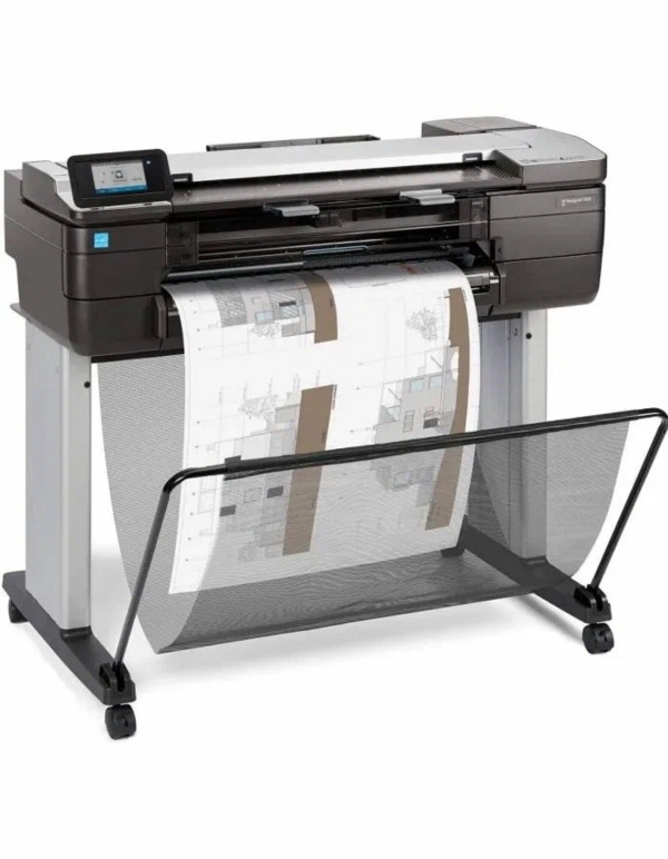 Технопапа · МФУ струйное HP DesignJetT830 MFP, цветная печать, А1, автоматический резак