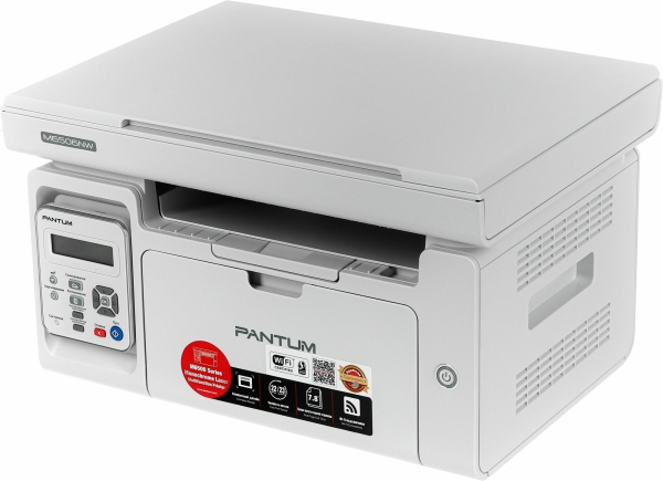 Технопапа · МФУ лазерный Pantum M6506NW A4 Net WiFi серый, чёрно-белая с дисплеем