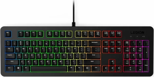 Технопапа · Клавиатура Lenovo Legion K310 RGB черный USB Multimedia for gamer LED (GY41N91872)