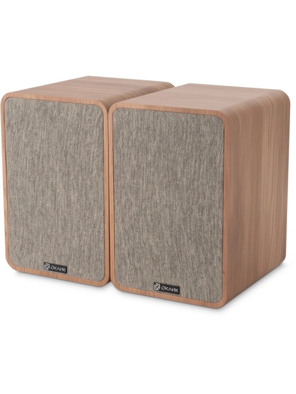 Технопапа · Колонки Оклик OK-417A, светлое дерево