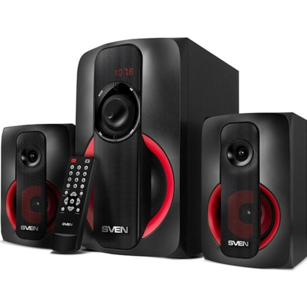 Технопапа · Колонки 2.1 Sven MS-304 Black 20W+2x10W Bluetooth (SV-015602)