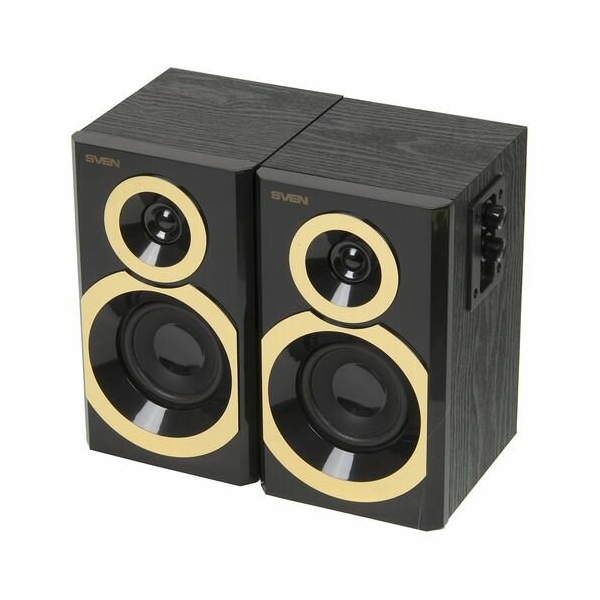Технопапа · Колонки Sven SPS-619 GOLD, 2.0, золотистый/ черный [sv-0120619gd]