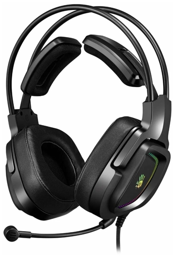 Технопапа · Гарнитура A4Tech Bloody G575P, для компьютера, мониторные, проводные, черный