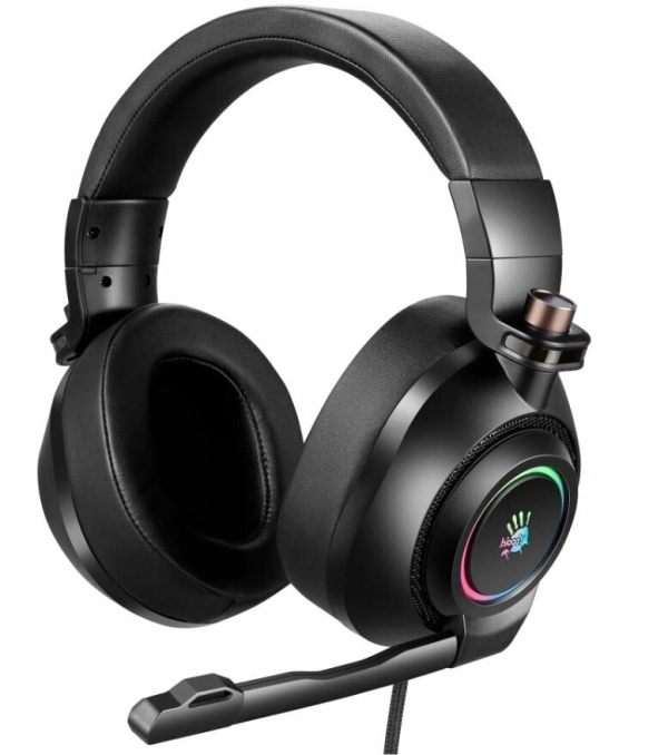 Технопапа · Игровые наушники с микрофоном A4 Bloody G580 черный USB