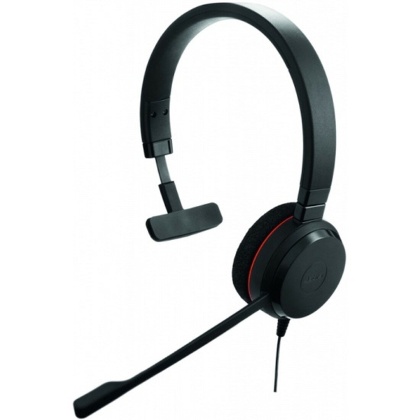 Технопапа · Гарнитура Jabra EVOLVE 30 II MS Mono черный/красный 2м USB (5393-823-309)