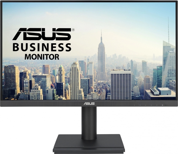 Технопапа · ASUS 90LM06H0-B01370 Монитор 27" Business VA27DQFS IPS 1920x1080, 100 Гц, 1 мс, 16:9, 300 кд/м2, 1xHDMI, 1хDP, 1xVGA, 2xUSB 3.0, 1x3.5 мм, черный