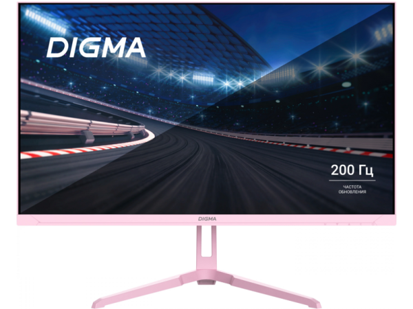Технопапа · Монитор Digma 23.8" Overdrive 24P410F розовый IPS LED 1ms 16:9 HDMI матовая 300cd 178гр/178гр 1920x1080 200Hz G-Sync FreeSync DP FHD USB 3.7кг