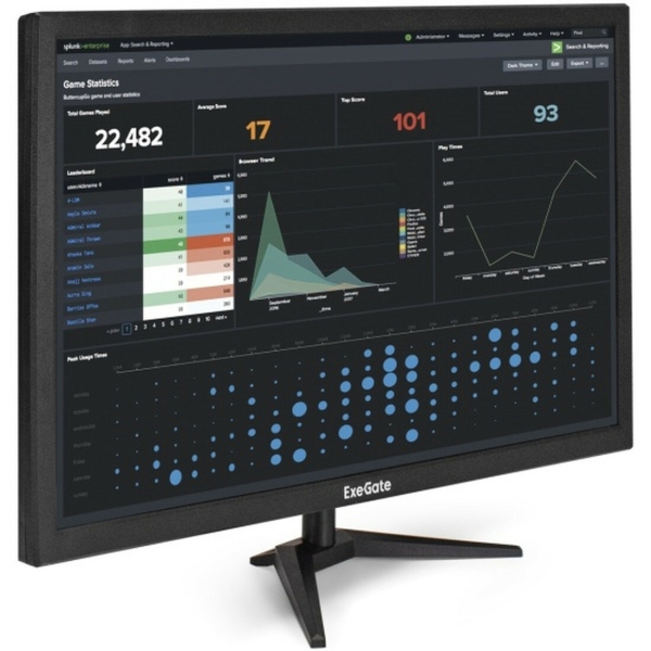 Технопапа · Монитор Exegate EB2700A, 27", черный