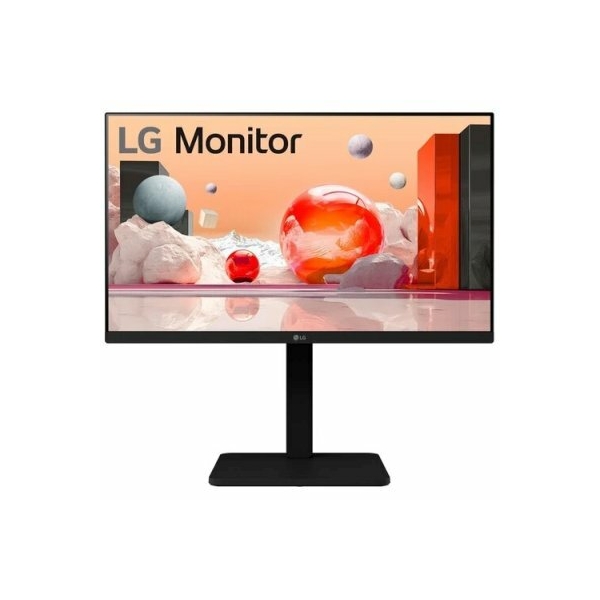 Технопапа · Монитор 23.8" LG 24BA450-B Black с поворотом экрана (IPS, 1920x1080, 5 ms, 178°/178°, 250 cd/m, 1300:1, +HDMI, +DP, MM)