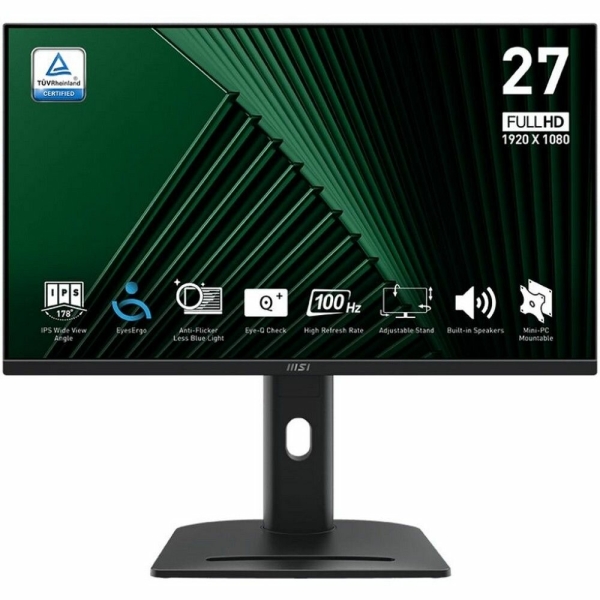 Технопапа · 27" Монитор MSI PRO MP275PG, IPS, 1920x1080, 100 Гц (9S6-3PC39M-084)