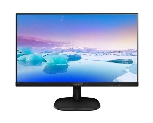 Технопапа · LCD PHILIPS 27" 273V7QDAB (00/01) черный {IPS LED 1920x1080 75Hz 5ms 8bit(6bit+FRC) 16:9 250cd 178/178 1xDVI 1xHDMI1.4 1xD-Sub 2x2W AudioOut VESA}