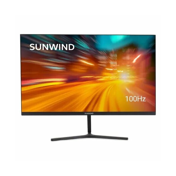 Технопапа · 23.8" Монитор SunWind SM-24FI401, 1920x1080, IPS, 180Гц, 1хHDMI, 1хDP, черный [sm24sg01]