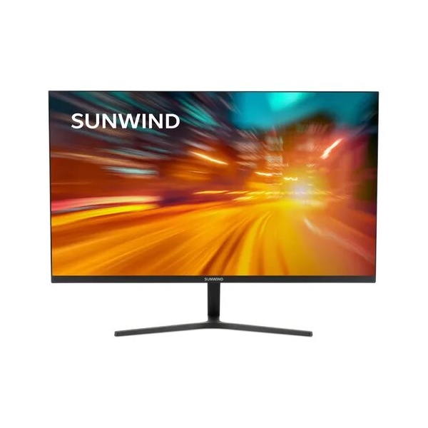 Технопапа · 27" Монитор SunWind SM-27FI401, 1920x1080, IPS, 180Гц, 1хHDMI, 1хDP, черный [sm27sg01]