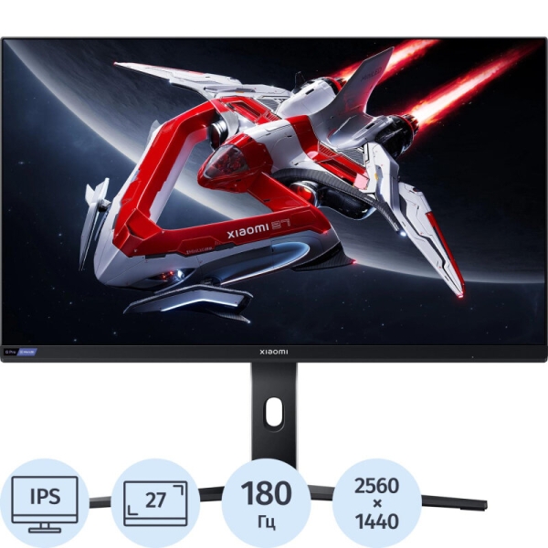 Технопапа · Монитор Xiaomi Mini LED G Pro(ELA5585EU)27/QHD/IPS/180Hz/1000cd/1ms/HDMI/DP