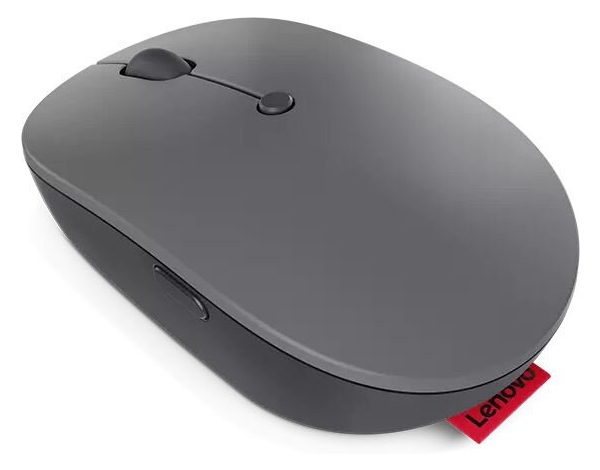 Технопапа · Мышь Lenovo Go серый оптическая 2400dpi беспров. USB-C для ноутбука 3but (GY51C21210)