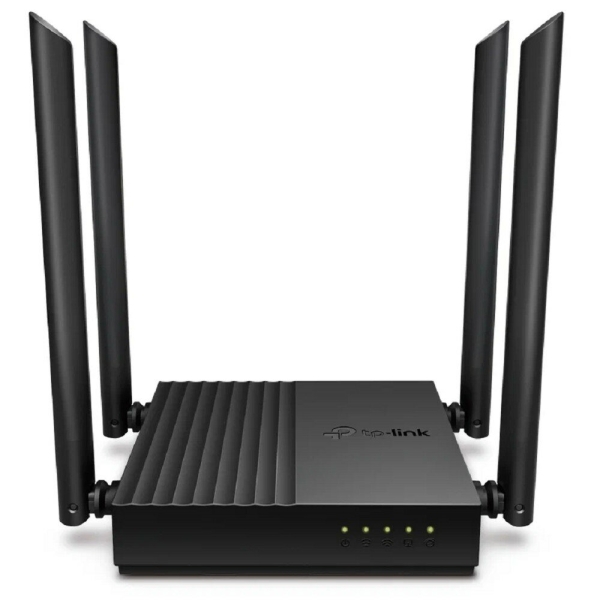Технопапа · TP-Link Wi-Fi Роутер Archer C64 гигабитный, AC1200, 5xRJ45 1Гбит с, режим роутер ретранслятор, двухдиапазонный, с поддержкой Mesh