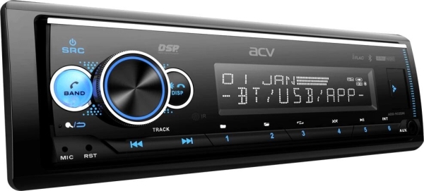 Технопапа · Автомагнитола ACV ADX-903BM 1DIN 4x50Вт v5.0 DSP 3 ПДУ RDS (40304)