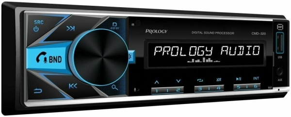 Технопапа · Автомагнитола Prology CMX-250 BT, 1DIN, с Bluetooth, разноцветная