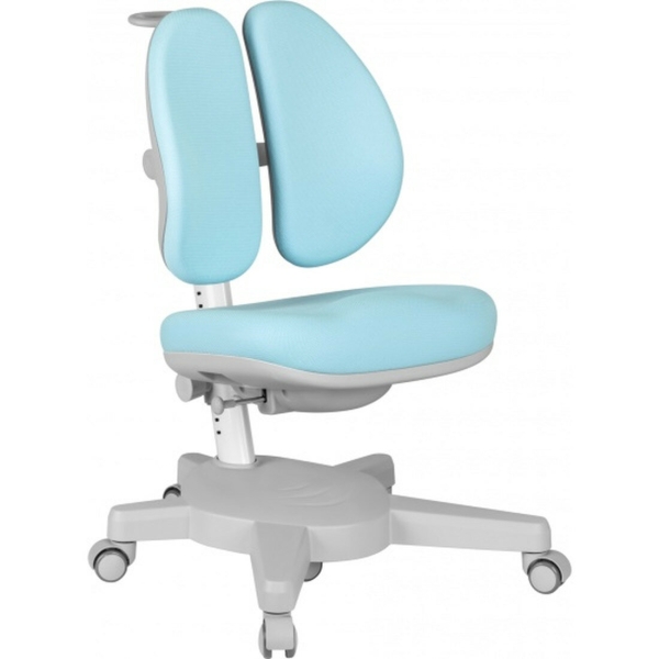 Технопапа · Кресло детское Cactus CS-CHR-3604BL голубой крестов. пластик серый