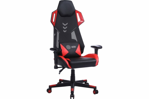 Технопапа · Кресло Cactus CS-CHR-090BLR черный/красный