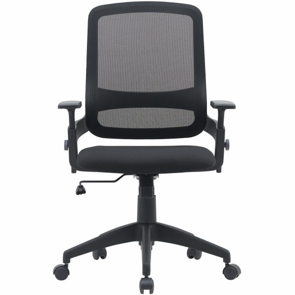 Технопапа · Cactus Кресло Cactus CS-MC313-BK черный сетка/ткань низк. спин. крестов. пластик пластик черный