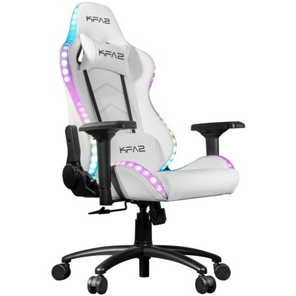 Технопапа · Кресло геймерское KFA2 Gaming Chair 01 RGB SE White RK02P4DWY2