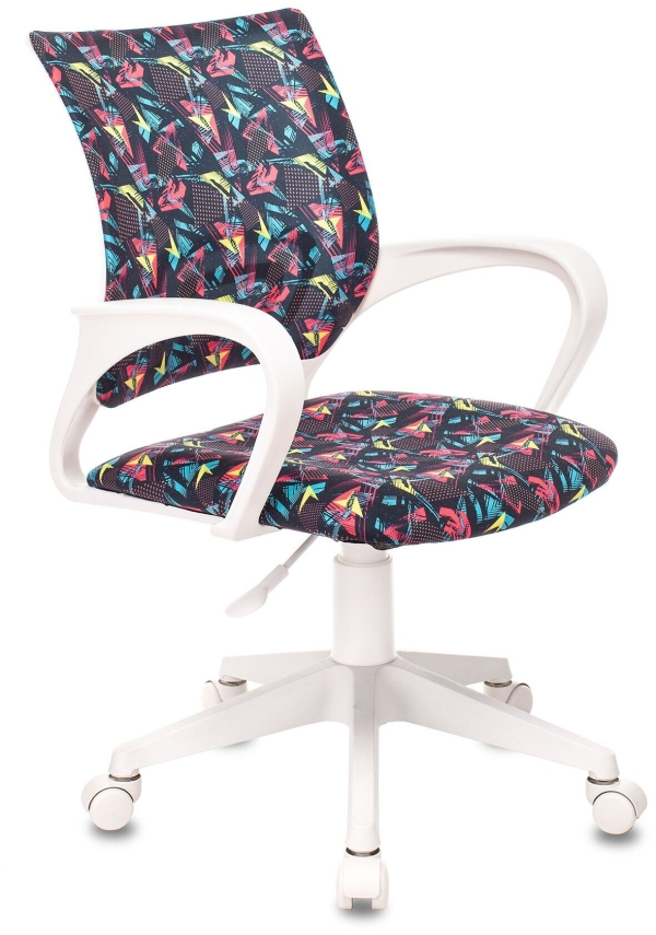 Технопапа · Кресло детское Бюрократ BUROKIDS 1 W, обивка: ткань, цвет: мультиколор