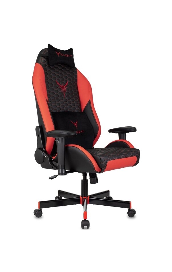 Технопапа · Кресло Бюрократ Кресло игровое Knight Neon черный/красный