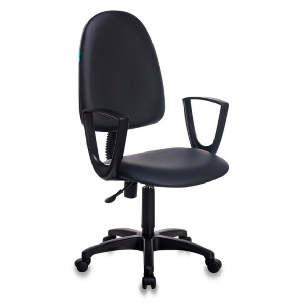 Технопапа · Кресло офисное Бюрократ CH-1300N/OR-16 черный Престиж+ искусственная кожа