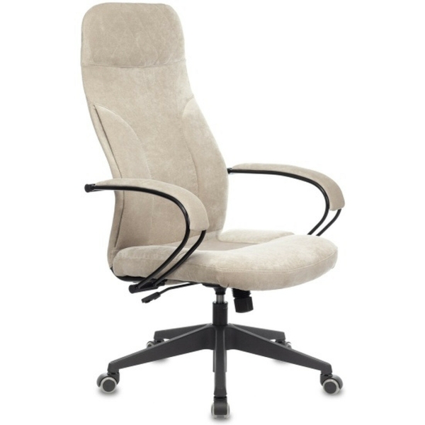 Технопапа · Кресло руководителя Бюрократ CH-608Fabric песочный Light-21 крестовина пластик