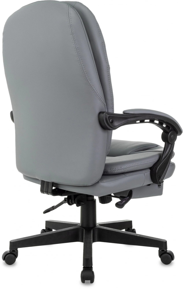 Технопапа · Бюрократ Кресло руководителя Бюрократ CH-868N-F серый эко. кожа крестов. пластик подст. для ног
